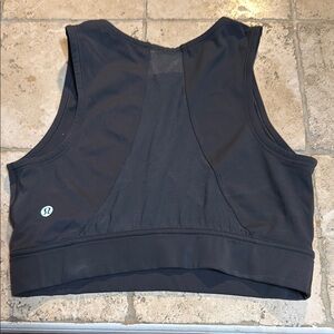 lululemon athletica Black Tank Top